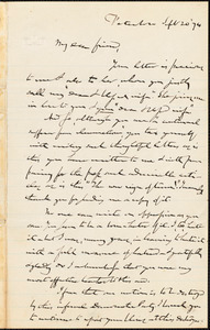 Letter from Gerrit Smith, Peterboro, [New York], to William Lloyd Garrison, [18]74 Sept[ember] 20