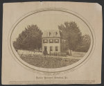 Orphans' homestead, Gettysburg, Pa. The building, now newly roofed and adapted as far as practicable for its present use, was occupied by Gen. Howard as his head quarters at the battle of Gettysburg. It stands on Cemetery Hill, within a few rods of the vertex of the angle formed by our army in the battle. It is used until a more commodious and suitable structure can be erected to shelter its present fatherless inmates, with many other soldiers' orphans in different States of the Union, awaiting admission to the institution /