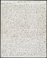 Letter to] My dear Mrs. Chapman [manuscript