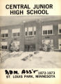 Central Junior High Yearbook 1973; Central Junior High School 1972-73