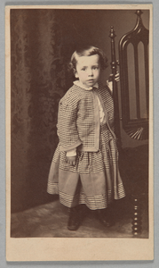 Carte-de-visite of Hubert Gideon Welles in outfit sewn by Elizabeth Keckley