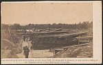 Thumbnail for North-east view of Battery, no. 1 at Farnhold's house, York River, mounting 5 100-pound and 1 200-pound rifled guns