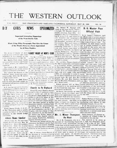 The Western Outlook (San Francisco and Oakland, Calif.), Vol. 34, No. 34, Ed. 1 Saturday, May 26, 1928