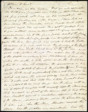 I am sure, my dear Caroline, that you will appreciate the truth of my friendship ... [manuscript]