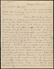 Copy of letter to] My dearly beloved Coadjutor [manuscript