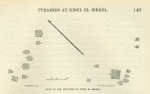 Plan of the pyramids of Gibel el Birkel