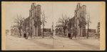 North-West corner public square, Chambersburg, Franklin Co., Pa., destroyed by the rebels under McCausland, July 30th, 1864