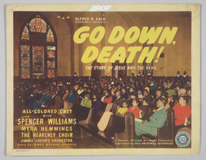 Lobby card for Go Down, Death!