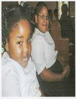 Two Little Girls Sitting in a Pew, 2007