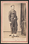 [Private William Grobecker, hospital steward of 9th New York Infantry Regiment in Zouave uniform]