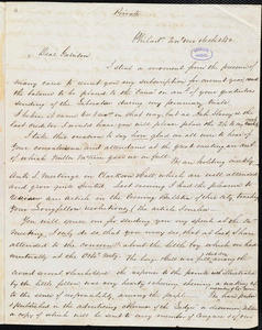 Letter from Benjamin Rush Plumly, Philad[elphi]a, [Pa.], to William Lloyd Garrison, [February] 6th 1850