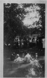 Water baptizing, circa 1920