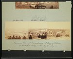 Panoramic views of encampment of Army of Potomac at Cumberland Landing, on Pamunky River, May 1862