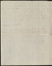 Letter to] My dear Sir [manuscript