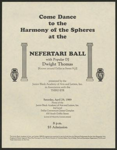 Flyer: Nefertari Ball