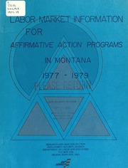 Labor market information for affirmative action programs, 1977-1979, 1977-79