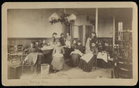 Home Economics Sewing Class, circa 1890