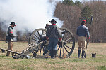 Reenactment of Civil War siege of April 1862, Bridgeport, Alabama