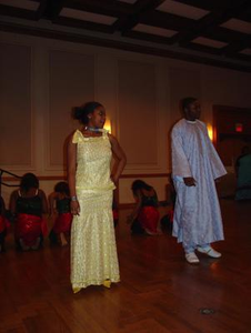 Dance team performing during BHM banquet 2006