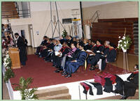 Platform Participants Sitting on Platform, 1979