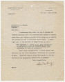 Letter from H. M. Darling in New York, to Governor B. M. Miller in Montgomery, Alabama.