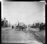 Looking north from 9th and Main Sts