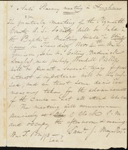 Letter to] Mr. Garrison [manuscript