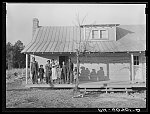 [Untitled photo, possibly related to: Negro family (rehabilitation clients) on porch of new home they are building near Raleigh, North Carolina]