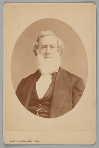 Cabinet card of Gideon Welles