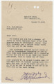 Letter from W. E. Mohammed in Detroit, Michigan, to Gov. B. M. Miller in Montgomery, Alabama.