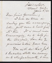 Letter to] Dear Friend Garrison [manuscript