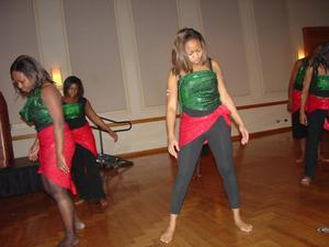 Dance team during BHM banquet 2006