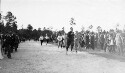 Men running in a sports event. - 100 yard dash. Sussex County School Fair