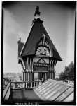 9.   October 1960 DETAIL OF TOWER (From East) - Carson House, Eureka, Humboldt County, CA