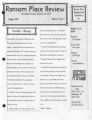 Ransom Place Neighborhood Association newsletter, October 1998