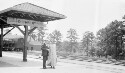 Jackson and Corinne Davis at train station