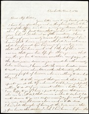 Letter to] Dear Miss Weston [manuscript