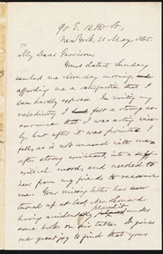 Letter to] My Dear Garrison [manuscript