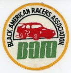 Black American Racers Association patch issued for BARA in 1974