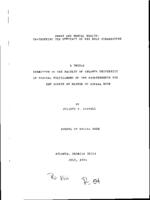 Women and mental health: re-thinking the efficacy of sex role stereotypes, 1984