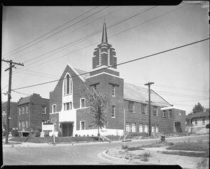 Church Exteriors for Guild Inc. Aug[ust] 1957 [cellulose acetate photonegative]