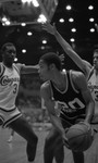 Crenshaw High School Pilots basketball team vs. Banning High School Cougars at LA Sports Arena, Los Angeles, 1983