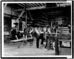 [Young men training in woodworking at Hampton Institute, Hampton, Virginia]