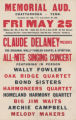 Claude Delany's All Night Singing Concert at the Chattanooga Memorial Auditorium (May 25)