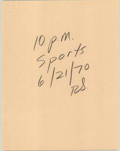 News Script: Sports