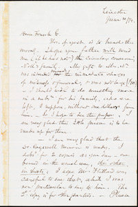 Letter from Samuel May, Jr., Leicester, [Mass.], to William Lloyd Garrison, June 10 / [18]74