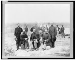 [Field and staff of 39th U.S. Colored infantry, in front of Petersburg, Va.]