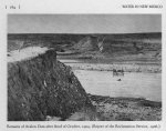 Remains of Avalon Dam after flood of October, 1904