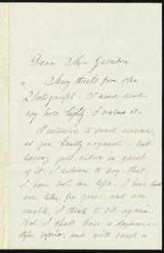 Letter to] Dear Mr. Garrison [manuscript