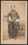 [Major Frederick H. Cruso of Co. H, 1st New York Engineers Regiment in uniform with sword]